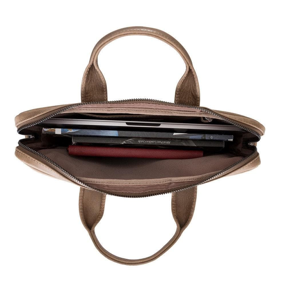 B2B- Apollo Geniun Leather Laptop Bag For 13" Bouletta B2B
