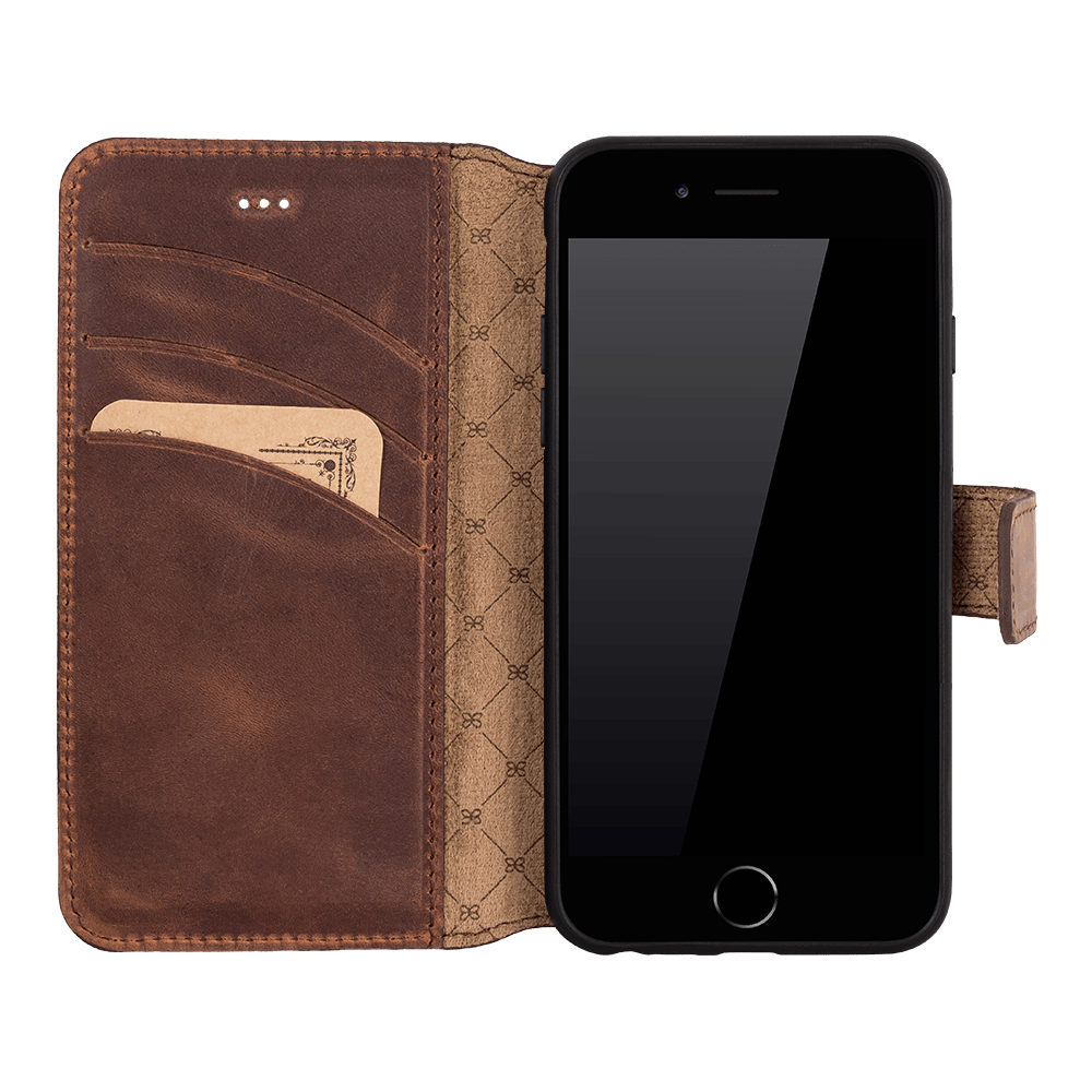 B2B - Apple iPhone 7/8/SE2 Detachable Leather Case / MW G2 Bouletta B2B