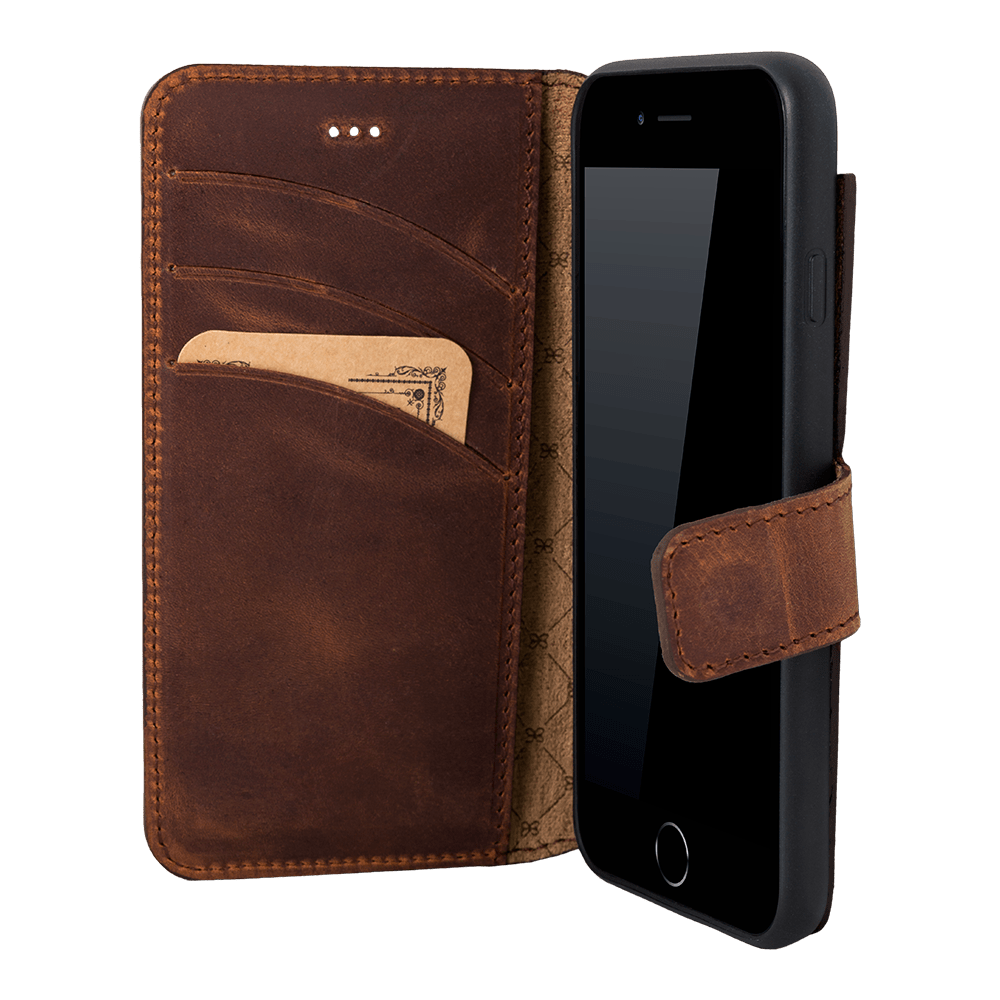 B2B - Apple iPhone 7/8/SE2 Detachable Leather Case / MW Bouletta B2B
