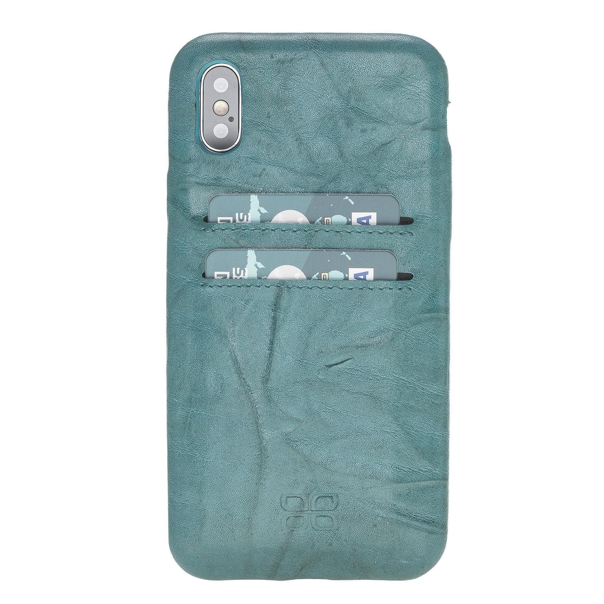 B2B - Apple iPhone X/XS Leather Case / UCCC - Ultra Cover with Card Holder B14 Bouletta B2B