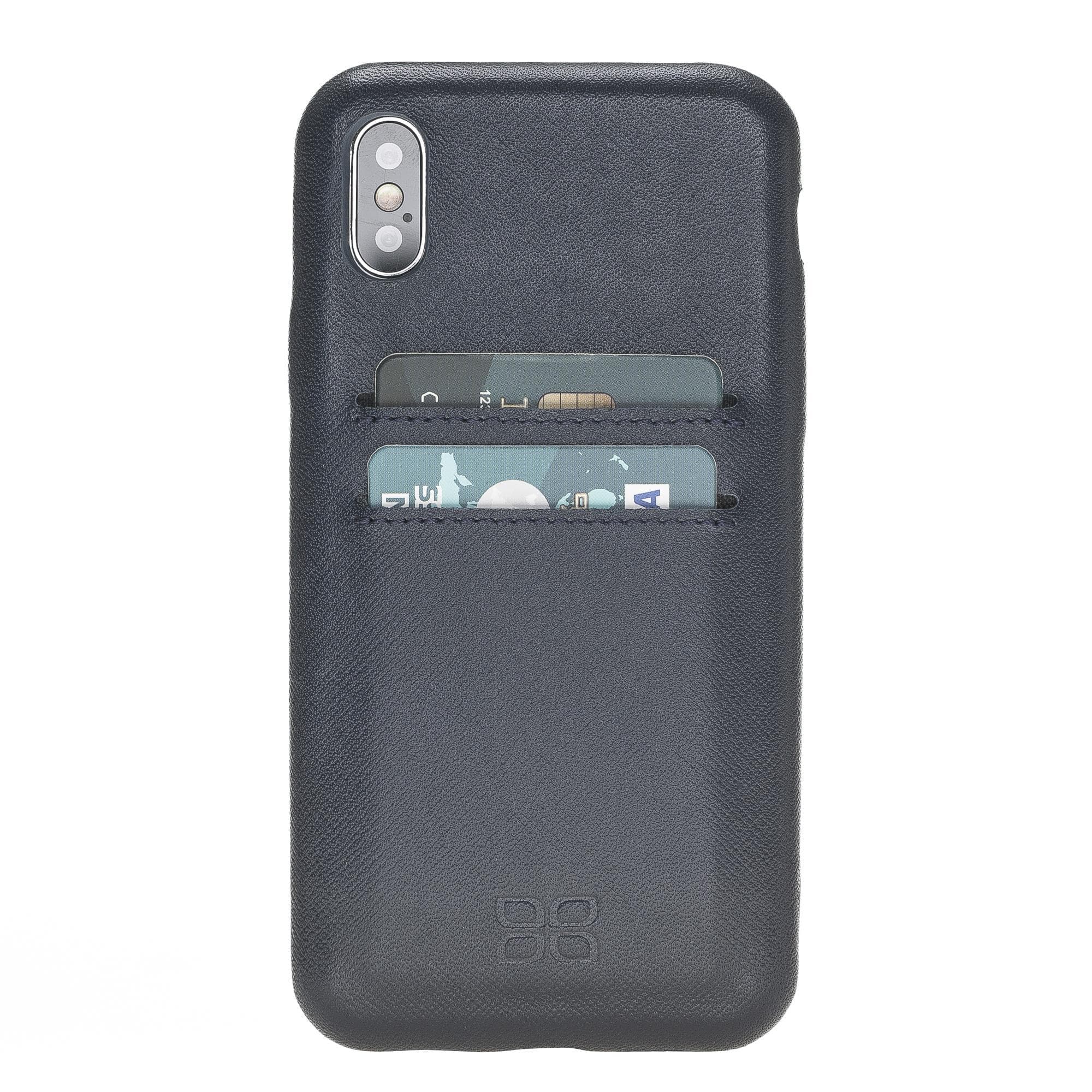 B2B - Apple iPhone X/XS Leather Case / UCCC - Ultra Cover with Card Holder SNB Bouletta B2B