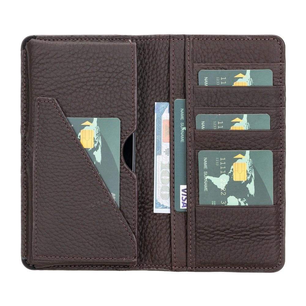B2B - Calvina Universal Leather Wallet Case 6.2" Bouletta B2B