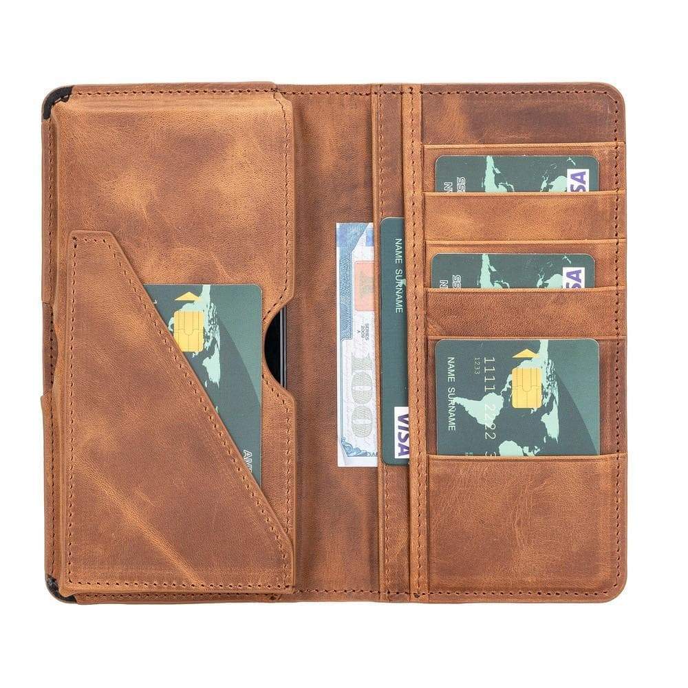 B2B - Calvina Universal Leather Wallet Case 6.2" Bouletta B2B