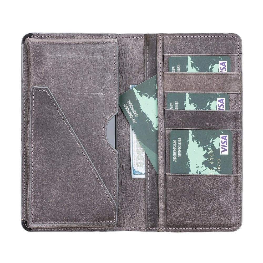 B2B - Calvina Universal Leather Wallet Case 6.2" Bouletta B2B