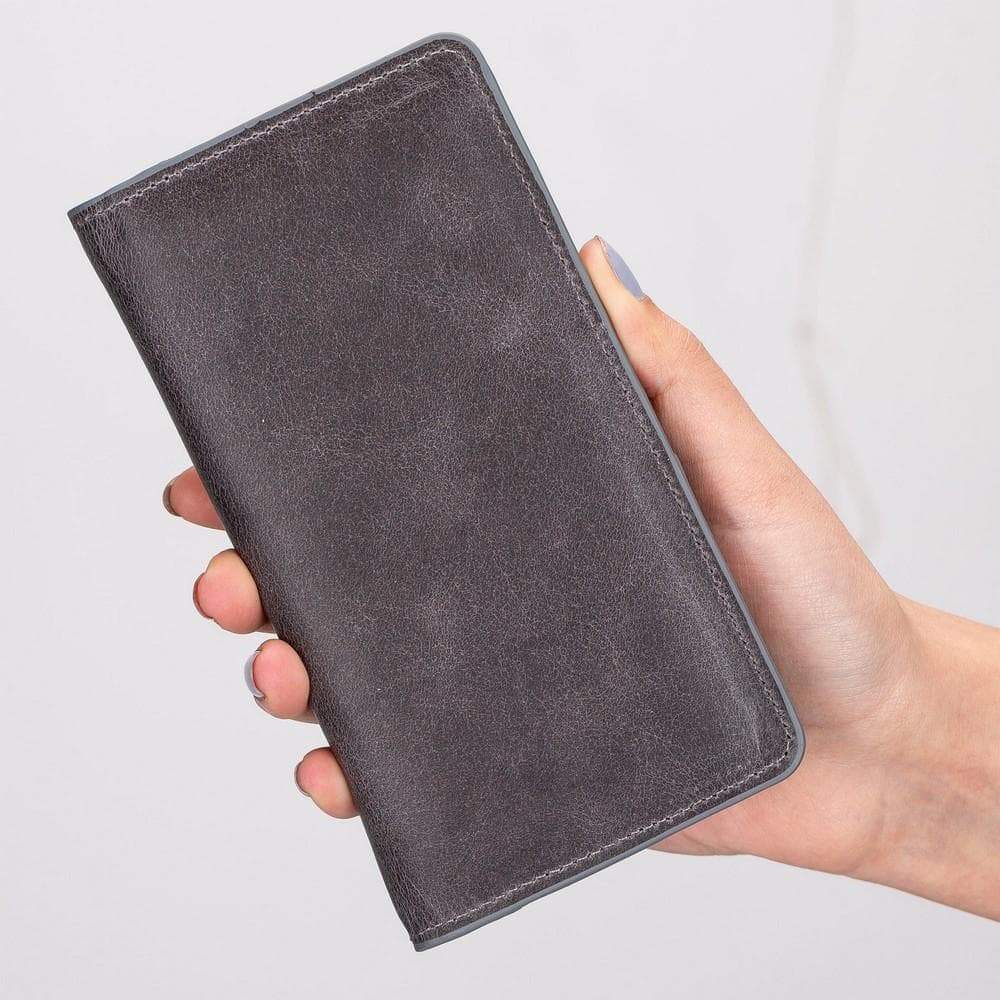 B2B - Calvina Universal Leather Wallet Case 6.2" Bouletta B2B