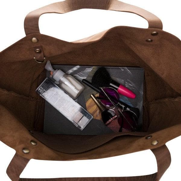 B2B- Geniun Leather Women Moon Tote Bag Bouletta
