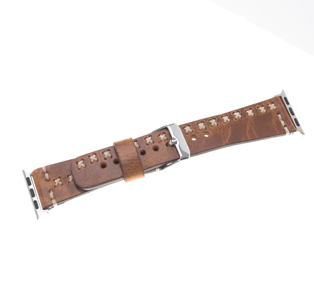 B2B - Leather Apple Watch Bands - Aqua Style V18 Bouletta B2B