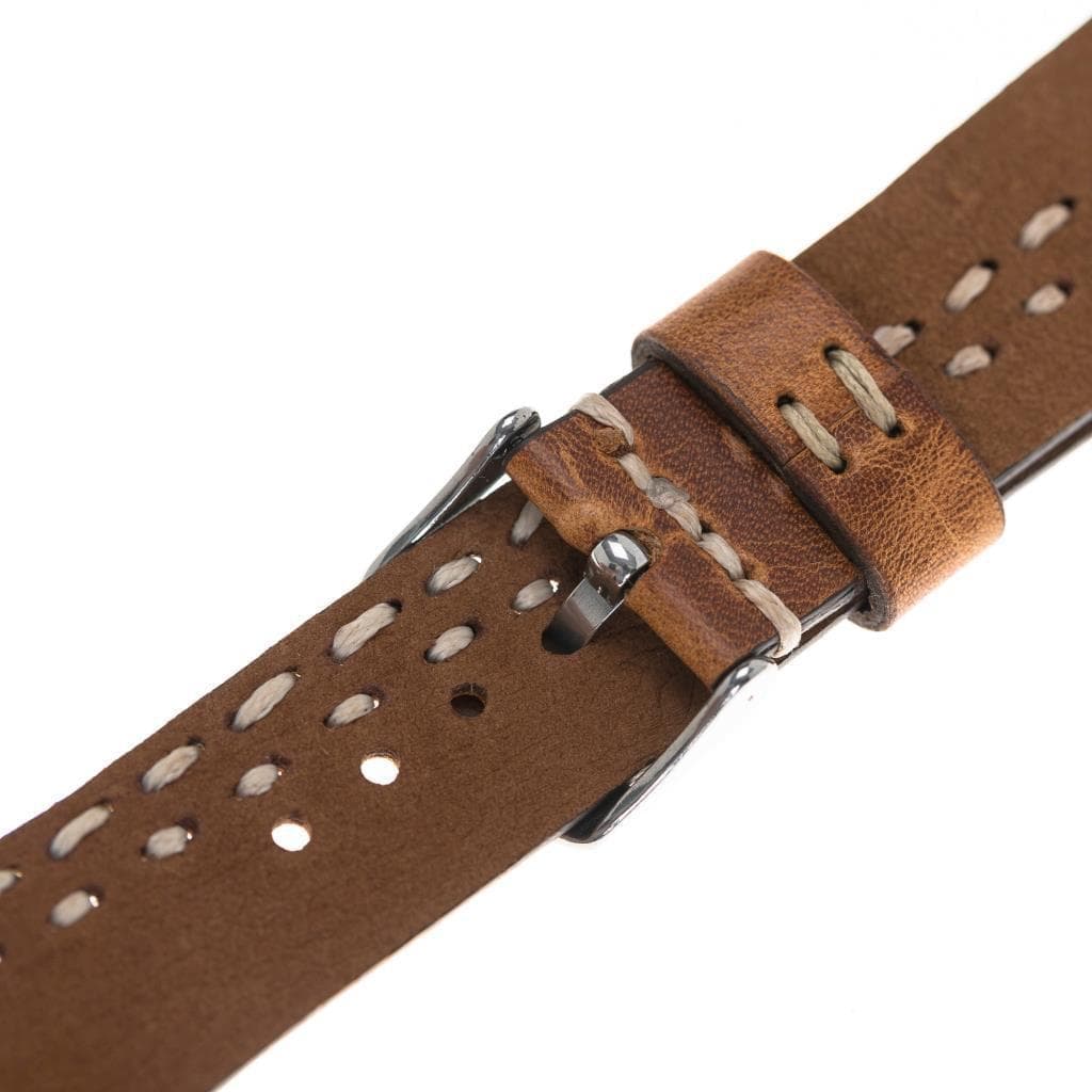 B2B - Leather Apple Watch Bands - Aqua Style V18 Bouletta B2B