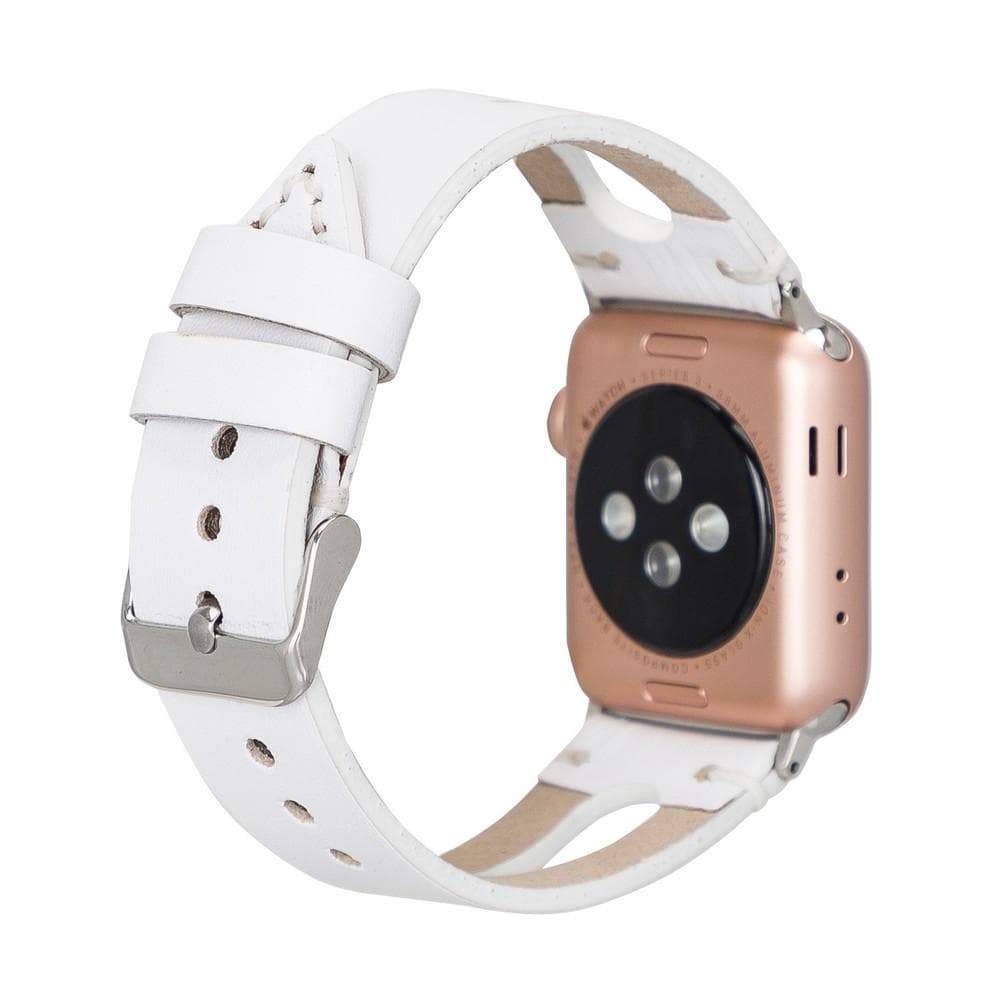 B2B - Leather Apple Watch Bands - BA2 Style Drop Cut Bouletta B2B