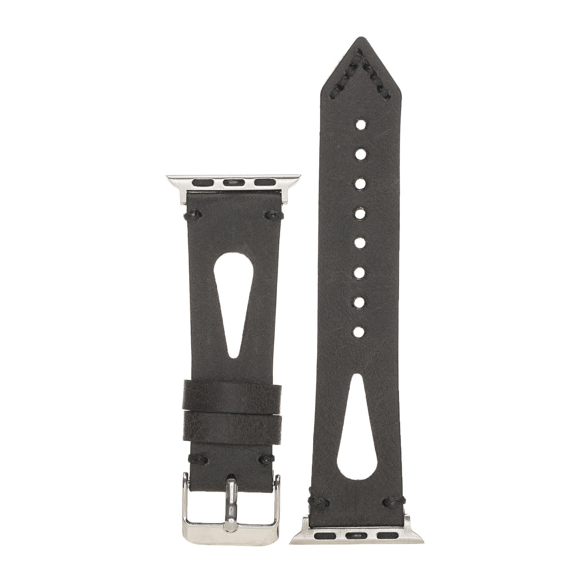 B2B - Leather Apple Watch Bands - BA2 Style Drop Cut Bouletta B2B