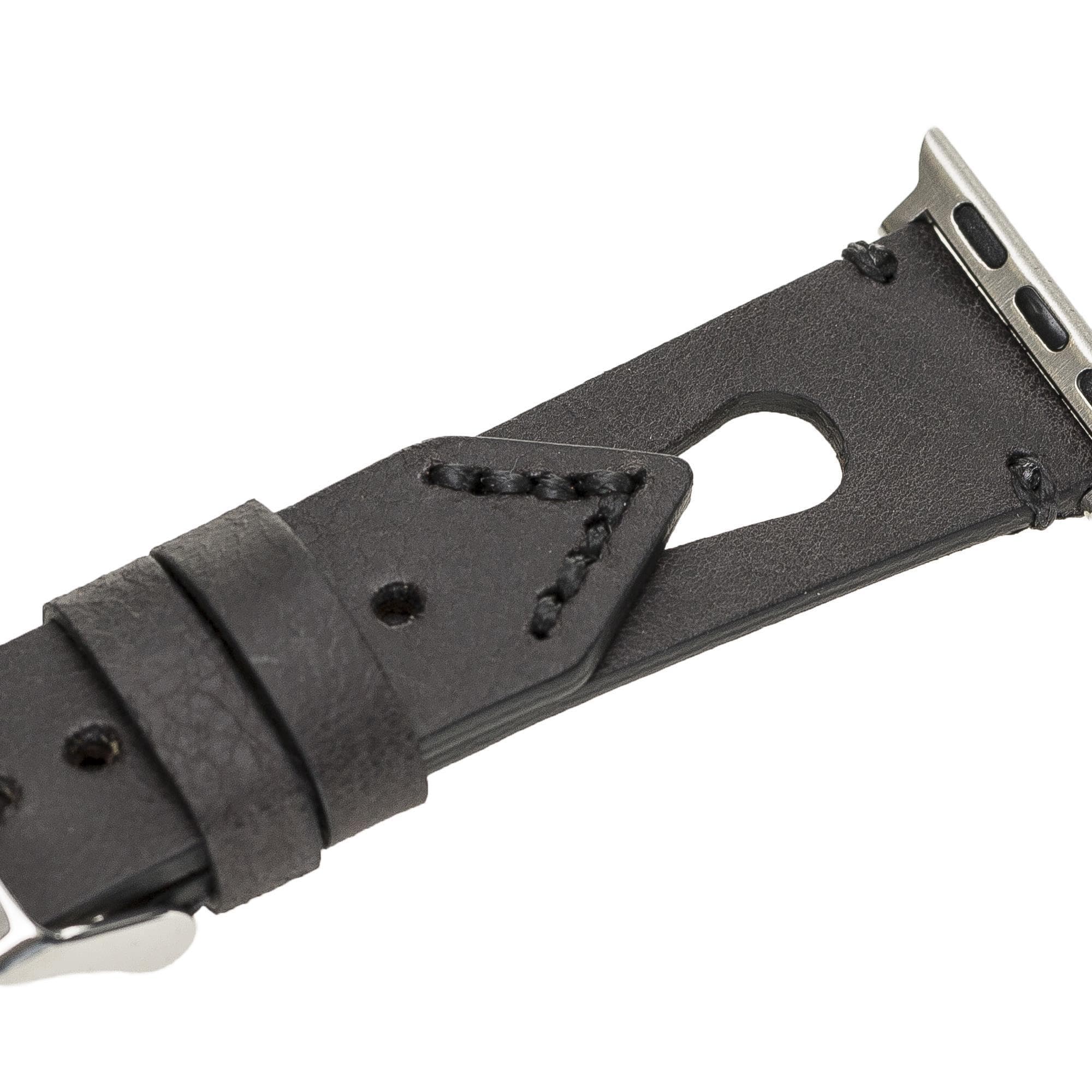 B2B - Leather Apple Watch Bands - BA2 Style Drop Cut Bouletta B2B