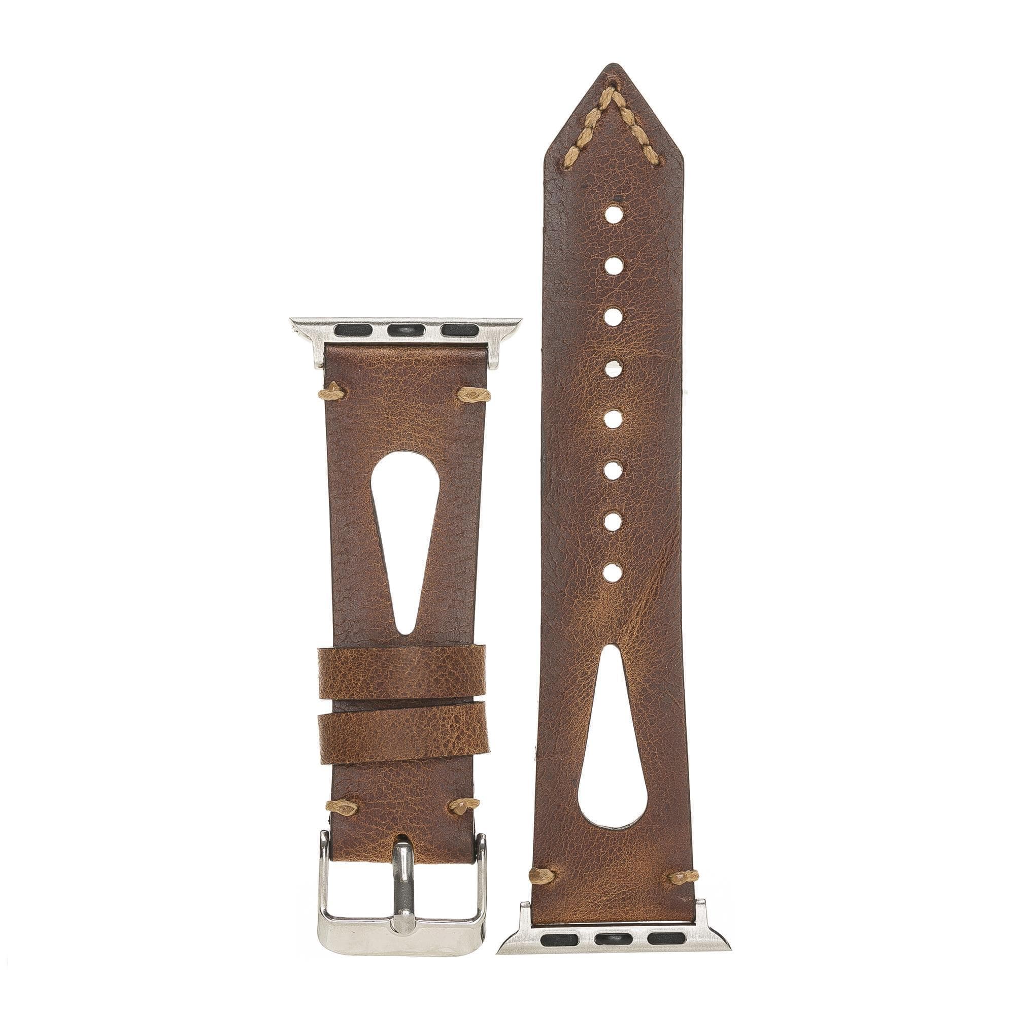 B2B - Leather Apple Watch Bands - BA2 Style Drop Cut Bouletta B2B
