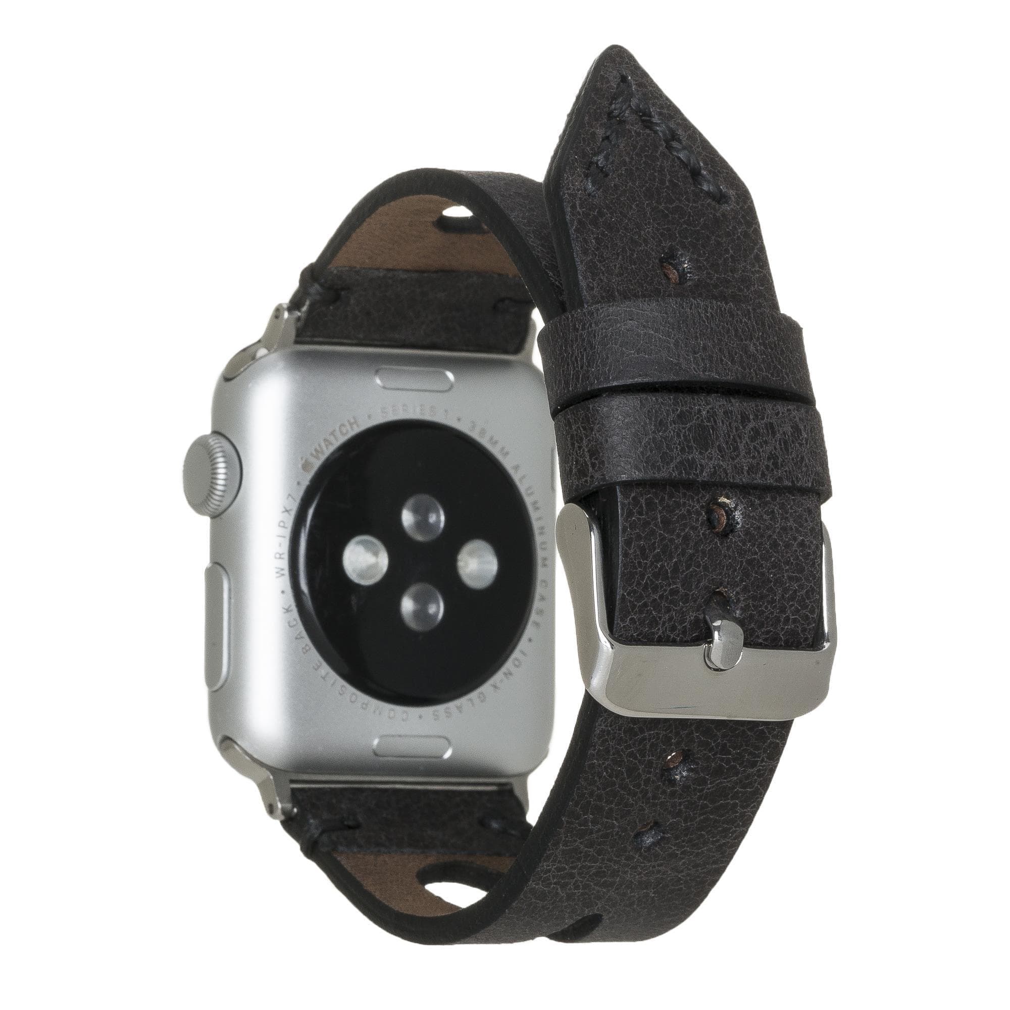 B2B - Leather Apple Watch Bands - BA2 Style Drop Cut Bouletta B2B