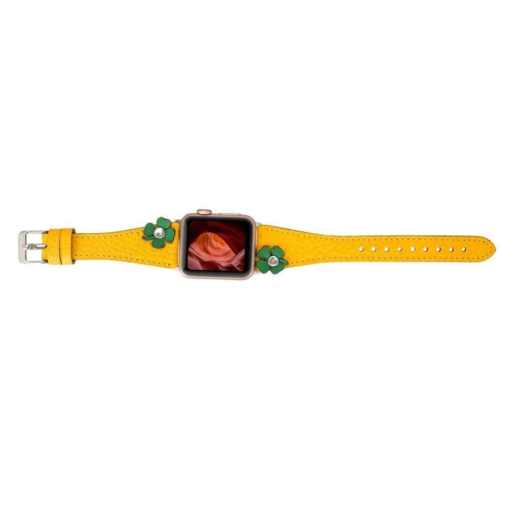 B2B - Leather Apple Watch Bands - Clasic Slim Flover Style FL12 Bouletta B2B