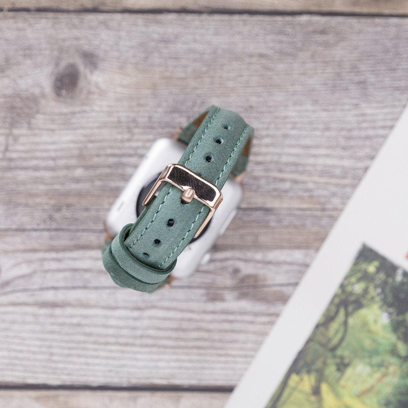 B2B - Leather Apple Watch Bands - Clasic Slim Style Bouletta B2B