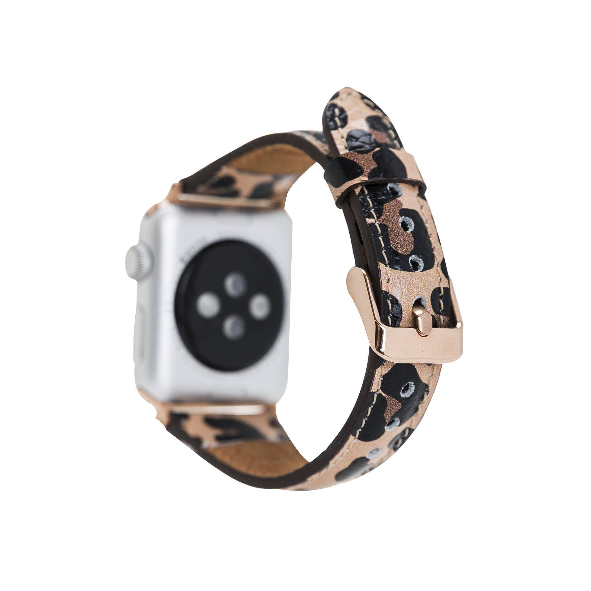 B2B - Leather Apple Watch Bands - Clasic Slim Style Bouletta B2B
