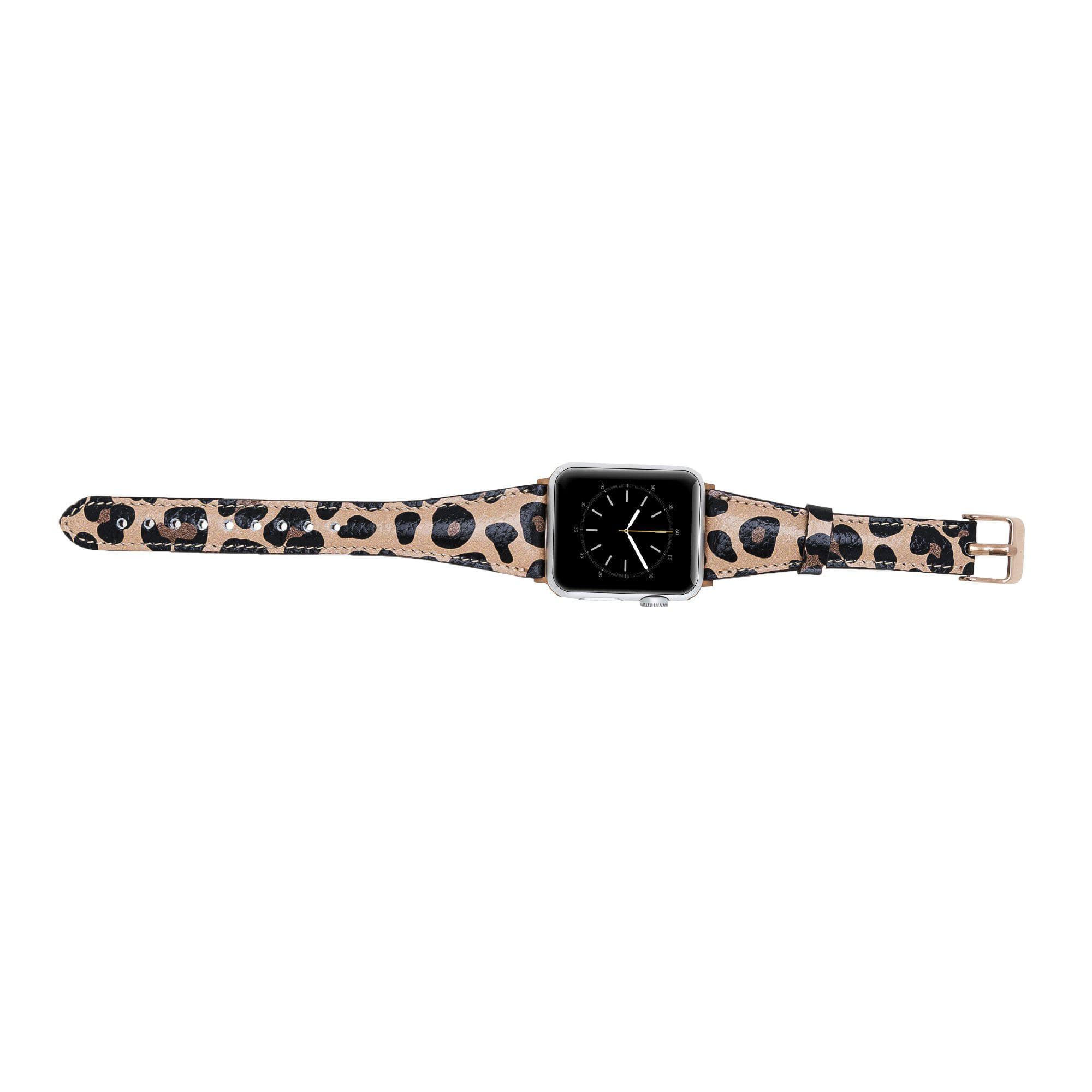 B2B - Leather Apple Watch Bands - Clasic Slim Style Bouletta B2B