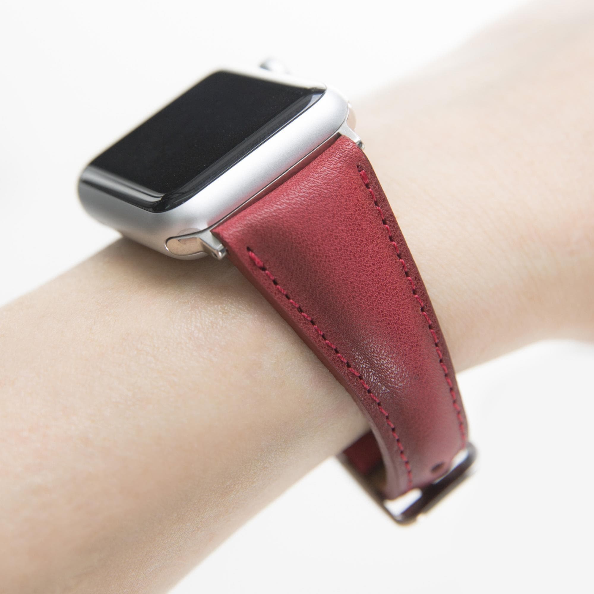 B2B - Leather Apple Watch Bands - Clasic Slim Style Bouletta B2B