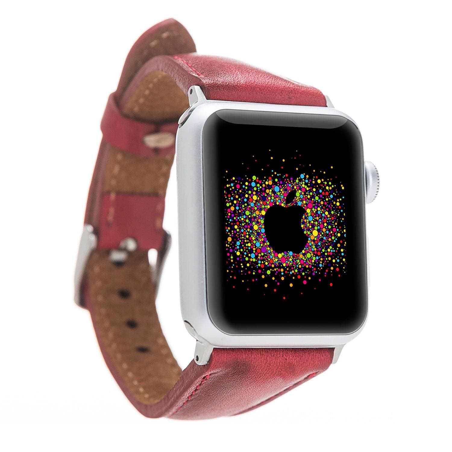 B2B - Leather Apple Watch Bands - Clasic Slim Style V4EF Bouletta B2B