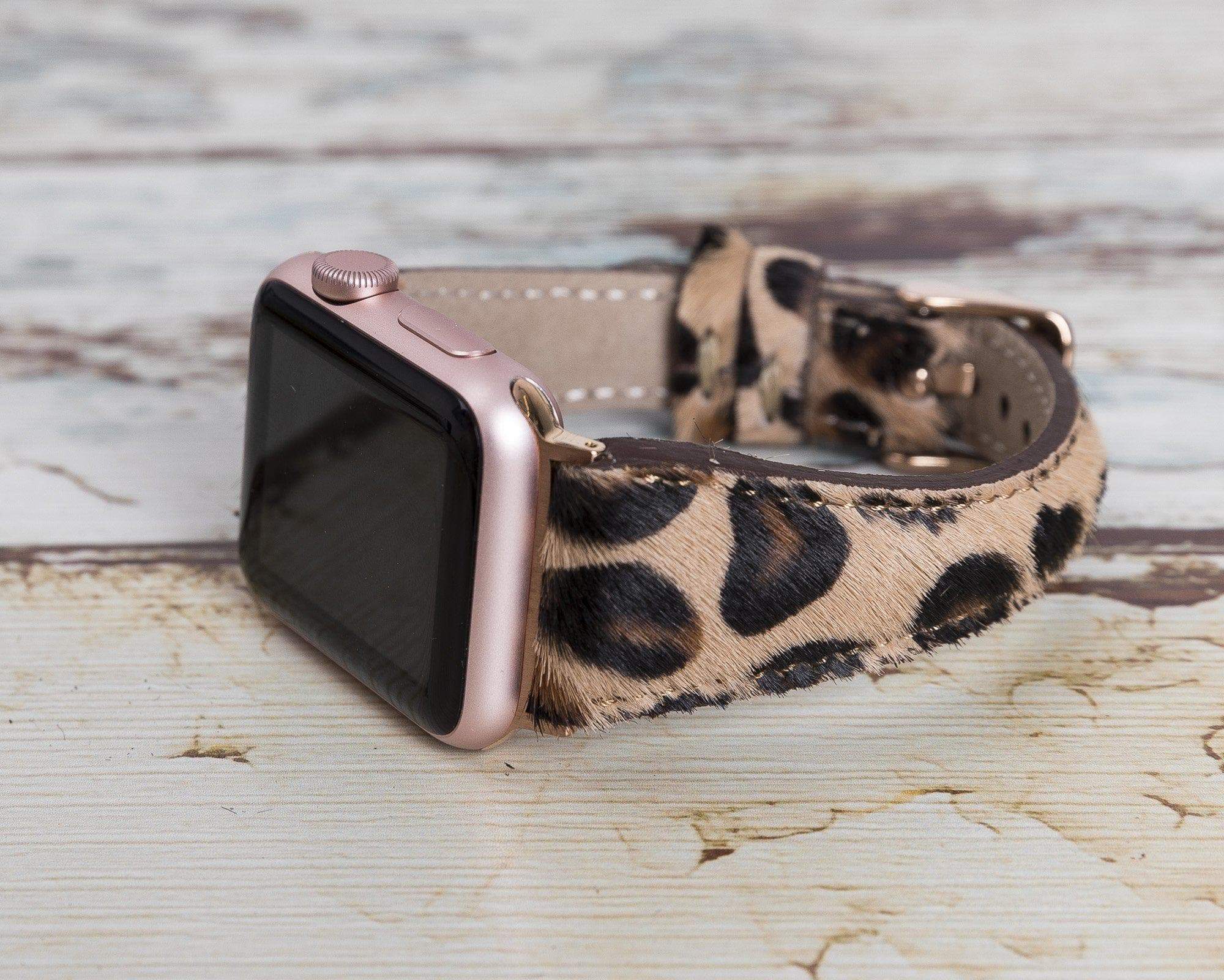 B2B - Leather Apple Watch Bands - Clasic Slim Style Bouletta B2B