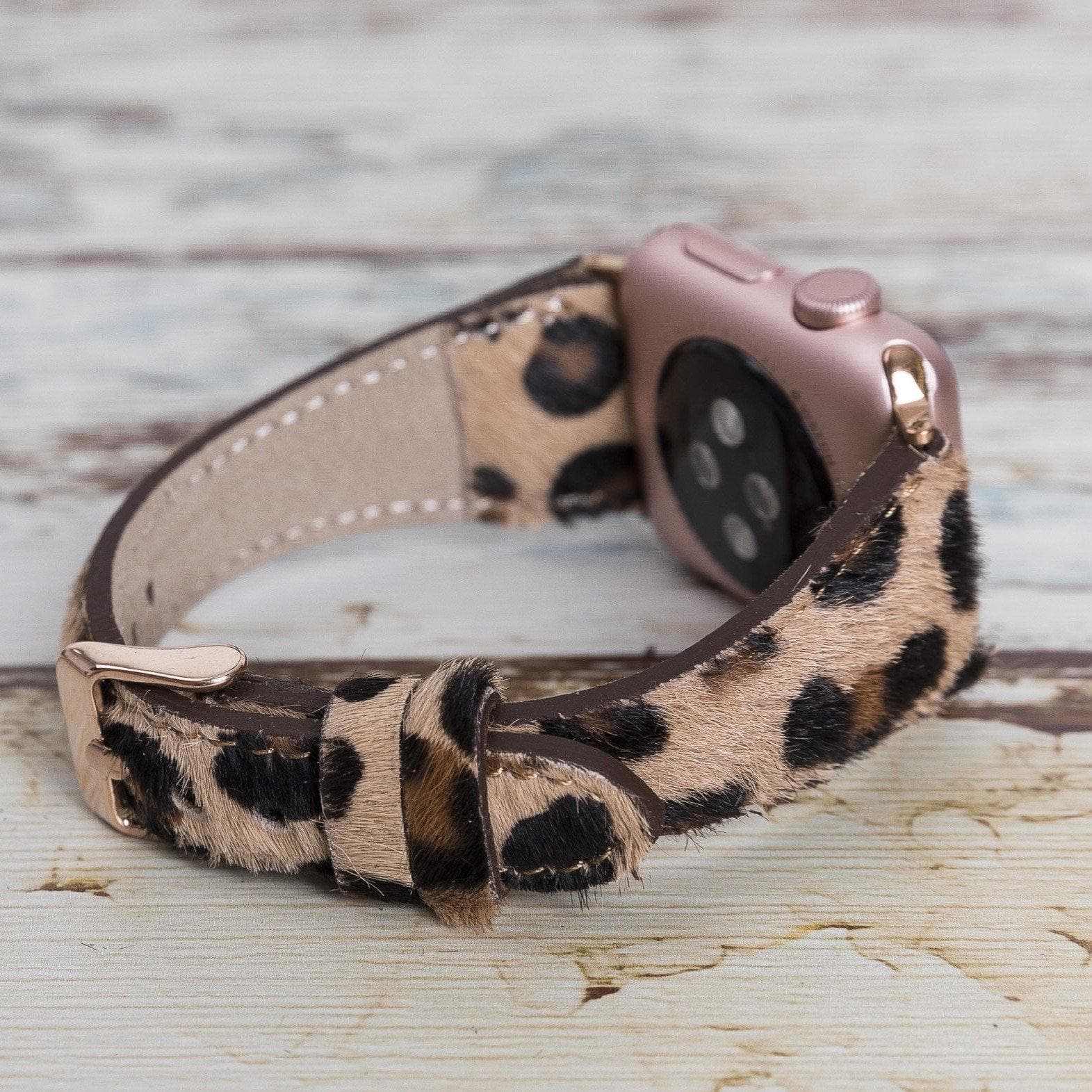 B2B - Leather Apple Watch Bands - Clasic Slim Style Bouletta B2B