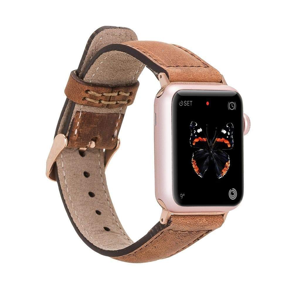 B2B - Leather Apple Watch Bands - Classic Style G19 Bouletta B2B