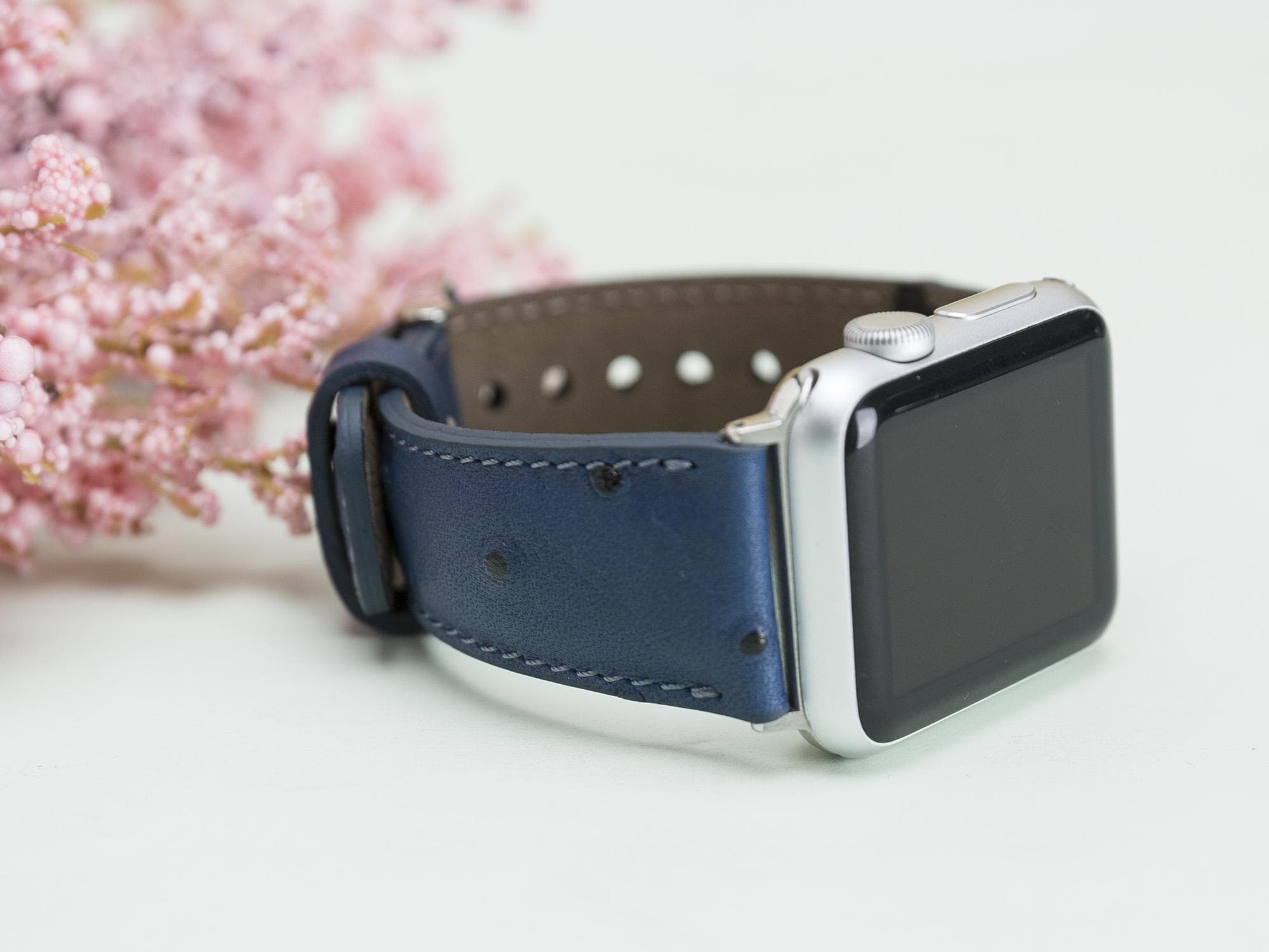 B2B - Leather Apple Watch Bands - Classic Style DE8 Bouletta B2B