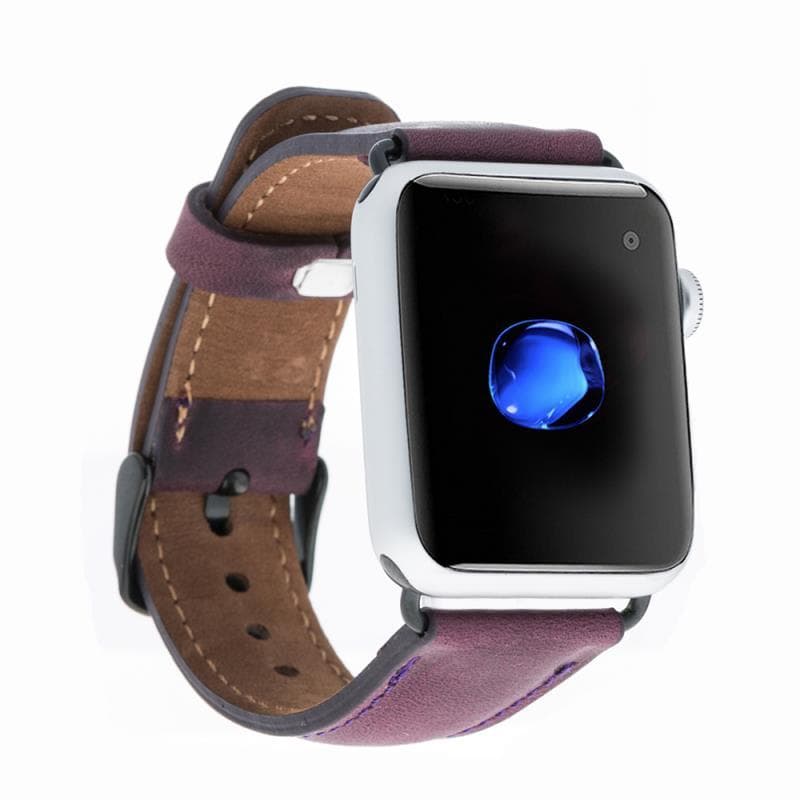 B2B - Leather Apple Watch Bands - Classic Style G7 Bouletta B2B