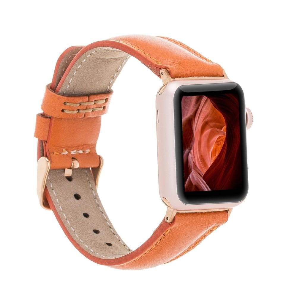 B2B - Leather Apple Watch Bands - Classic Style F5 Bouletta B2B