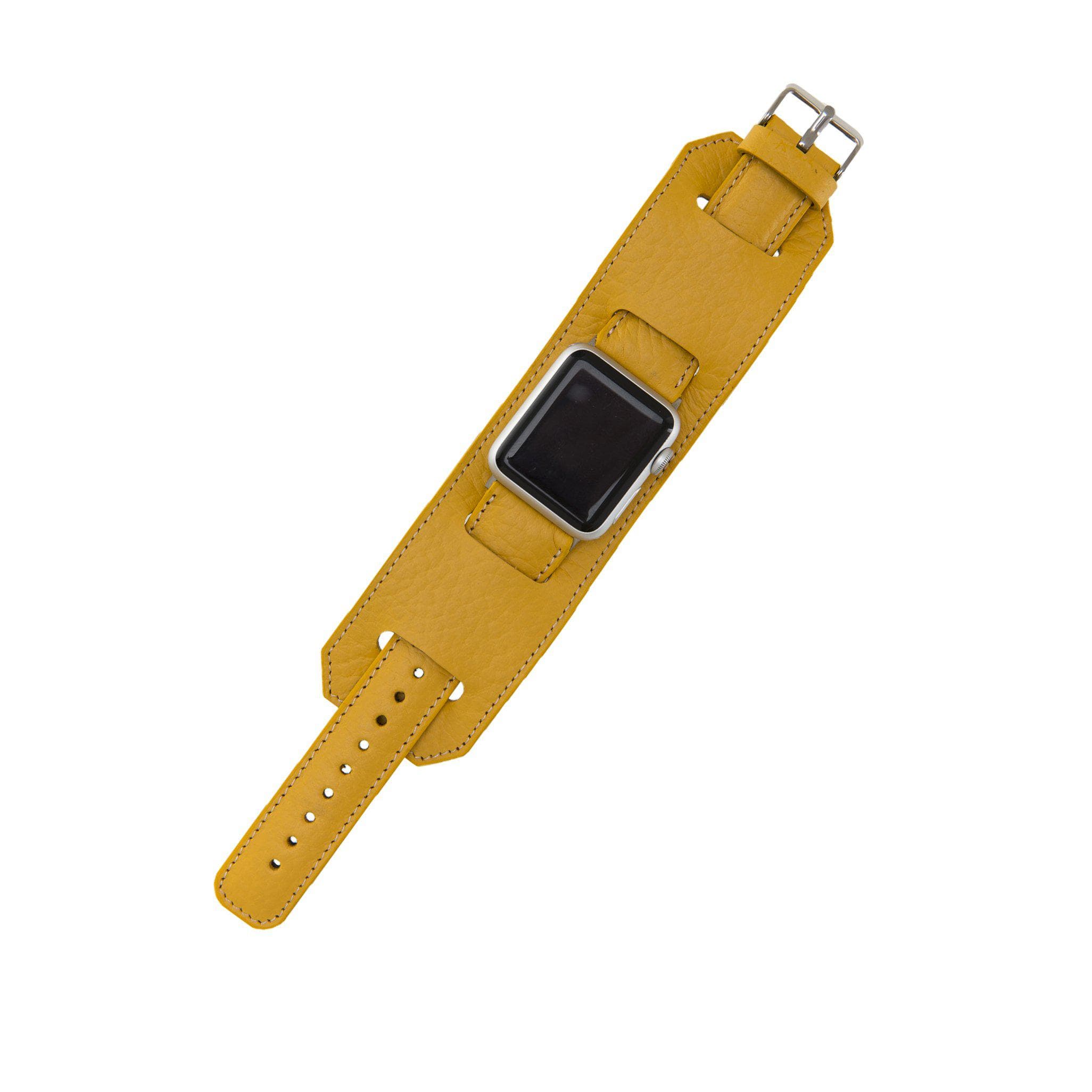 B2B - Leather Apple Watch Bands - Cuff Style Bouletta B2B