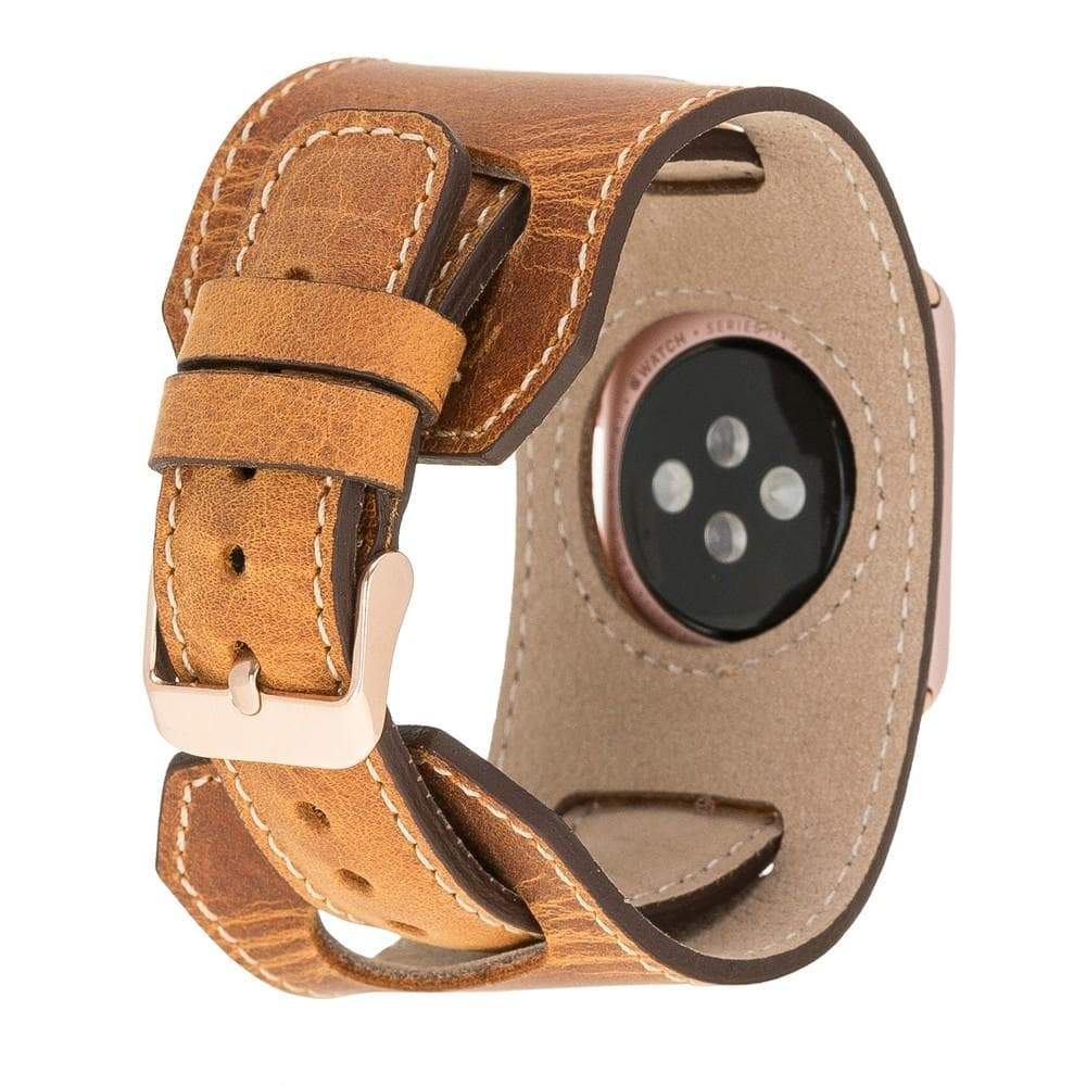 B2B - Leather Apple Watch Bands - Cuff Style Bouletta B2B