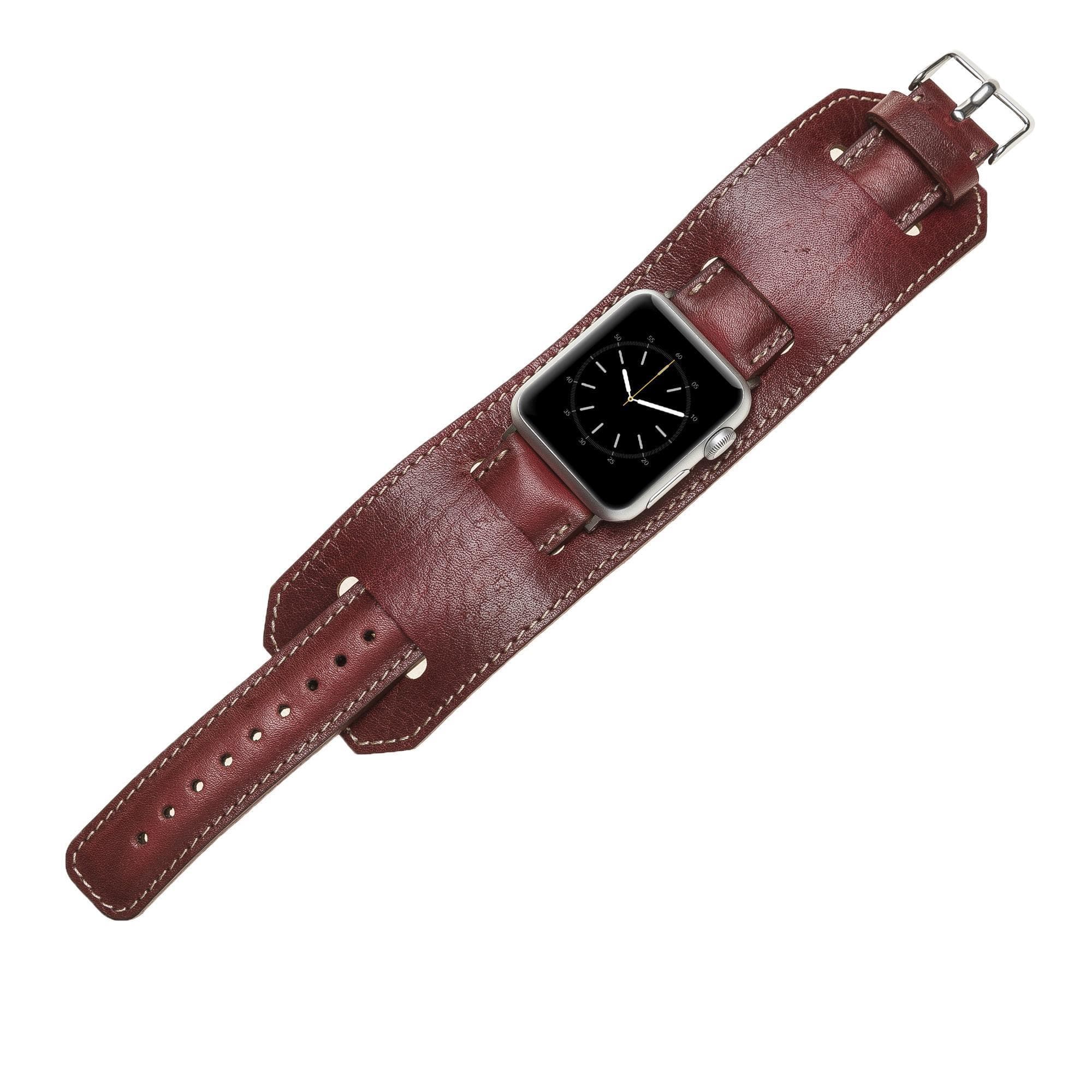 B2B - Leather Apple Watch Bands - Cuff Style Bouletta B2B