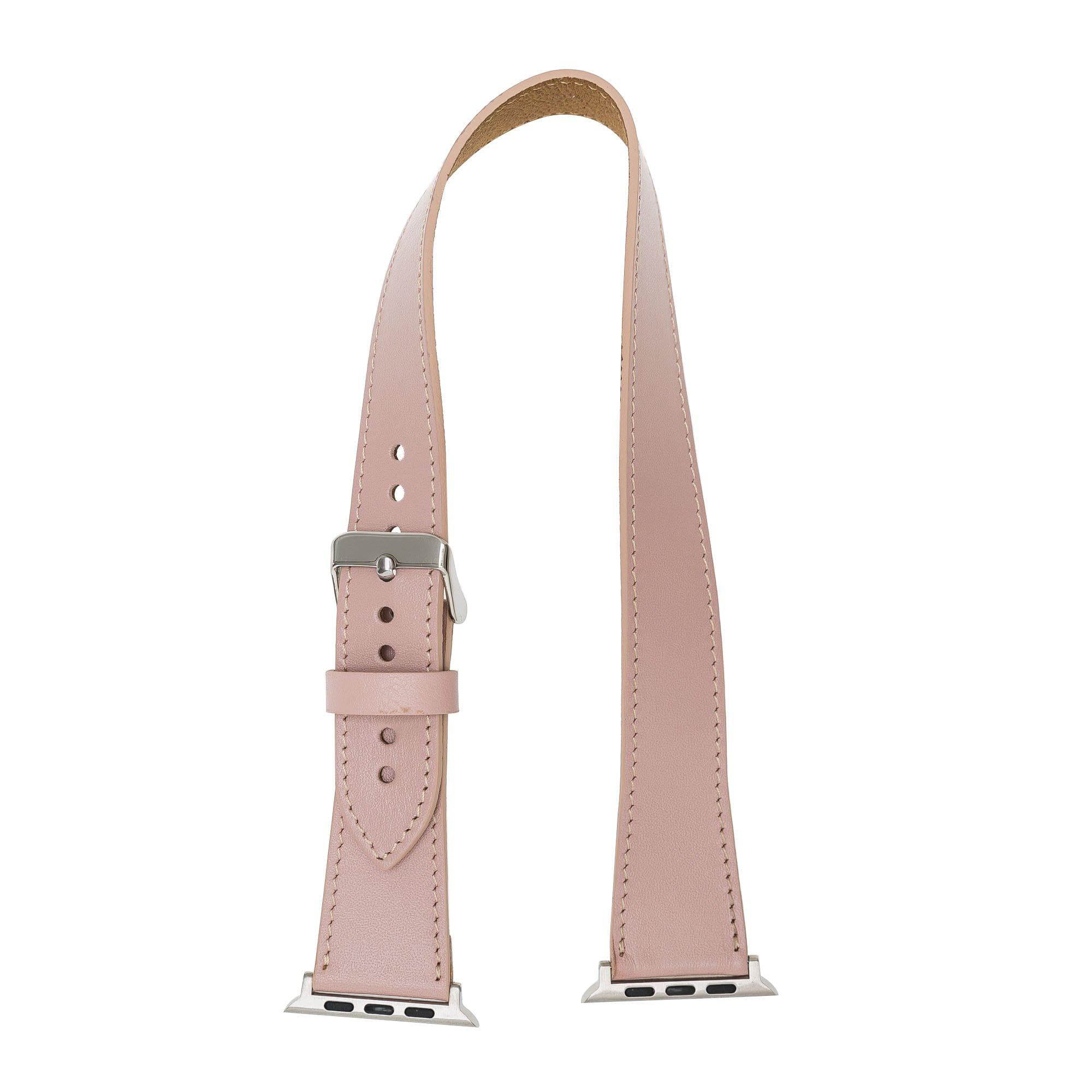 B2B - Leather Apple Watch Bands - DT Double Tour Style Bouletta B2B