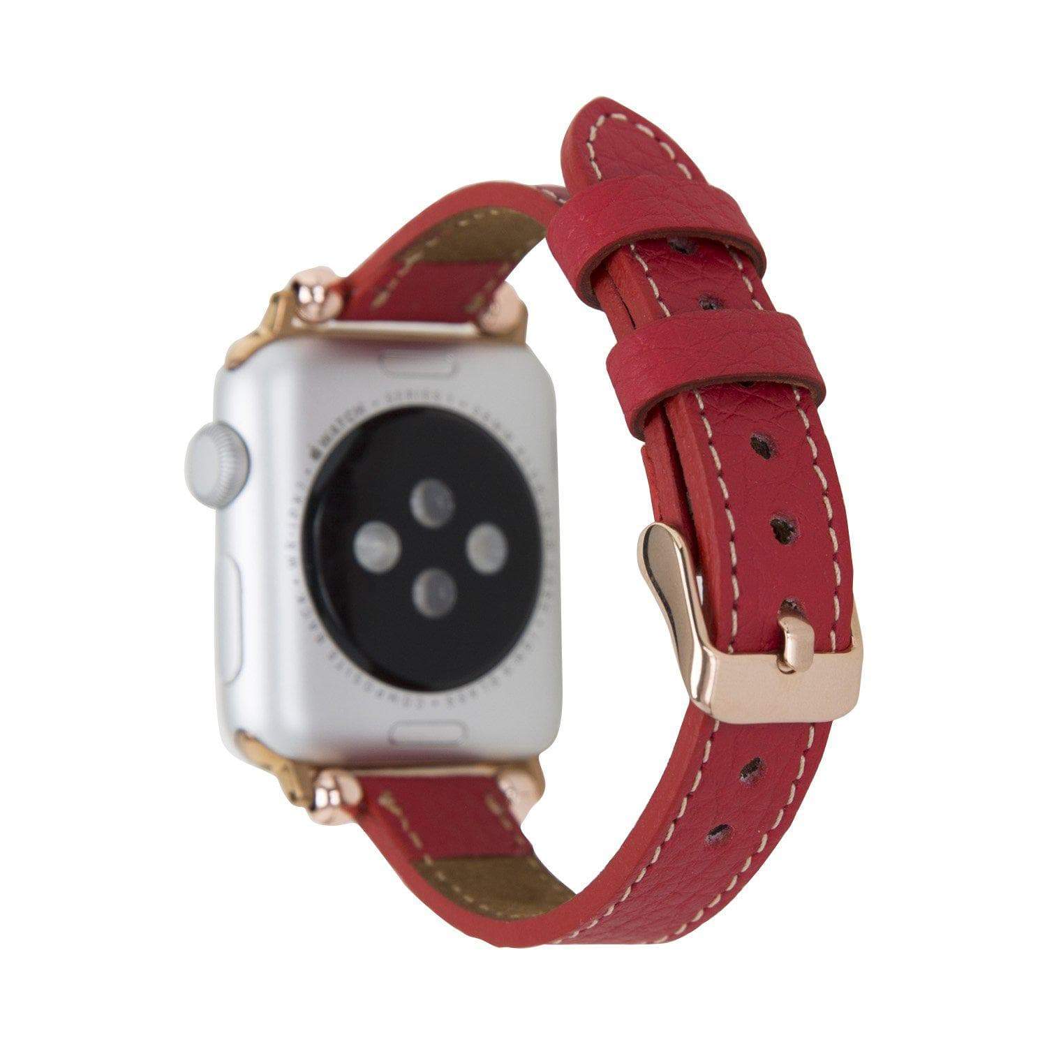 B2B - Leather Apple Watch Bands - Ferro Seamy Style Bouletta B2B