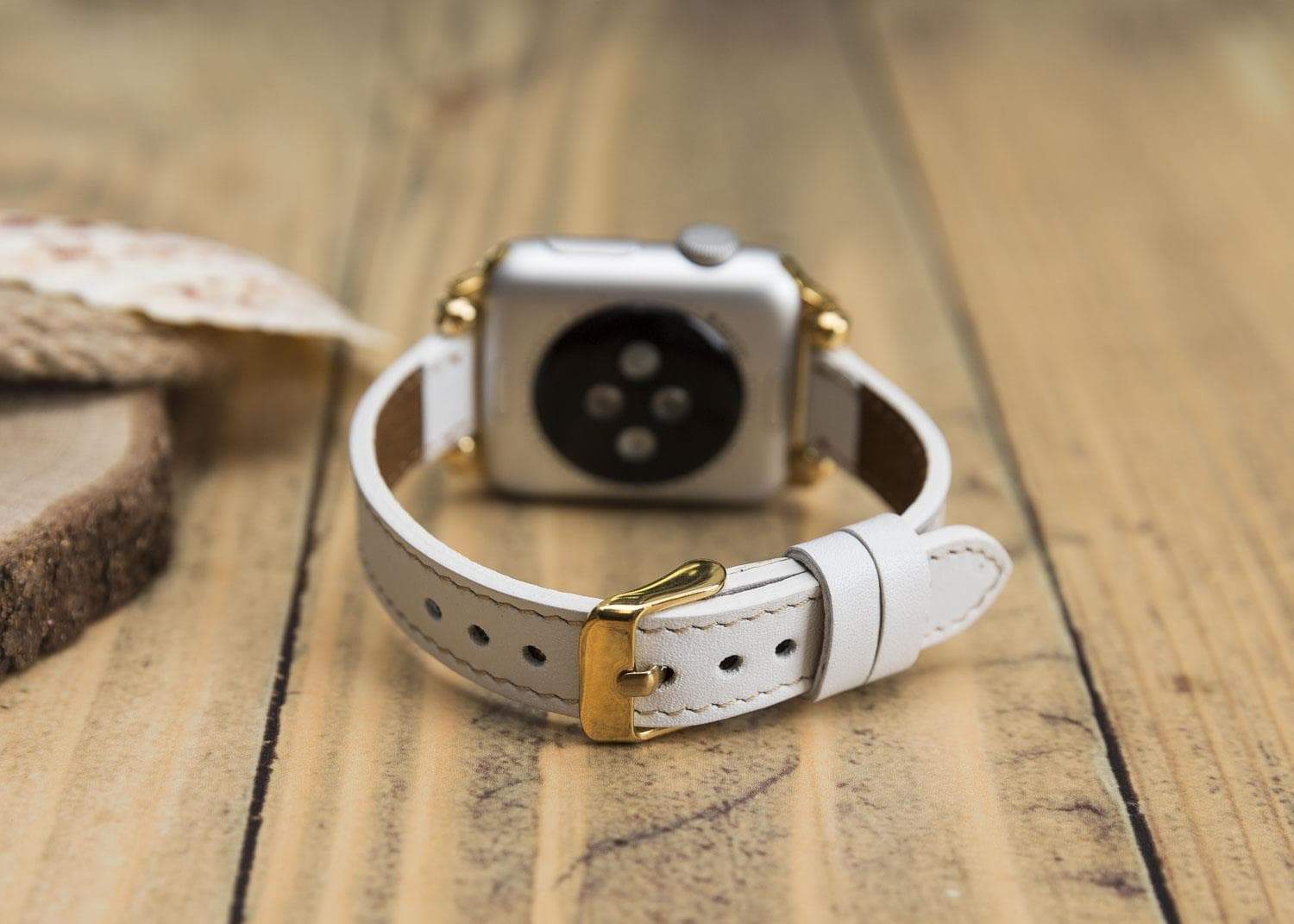 B2B - Leather Apple Watch Bands - Ferro Seamy Style Bouletta B2B