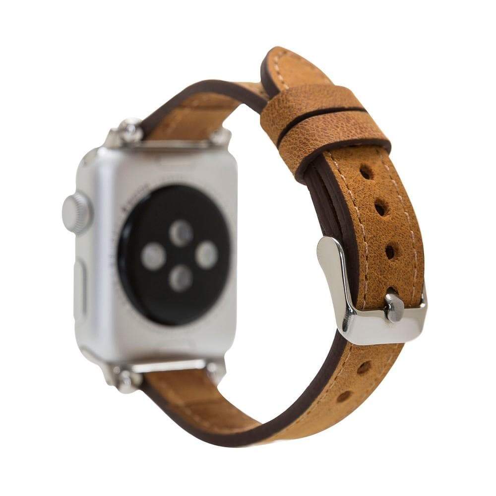 B2B - Leather Apple Watch Bands - Ferro Seamy Style Bouletta B2B