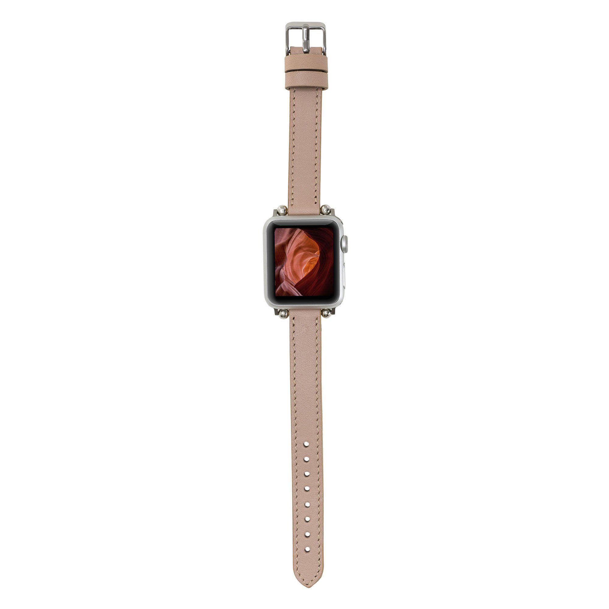 B2B - Leather Apple Watch Bands - Ferro Seamy Style Bouletta B2B
