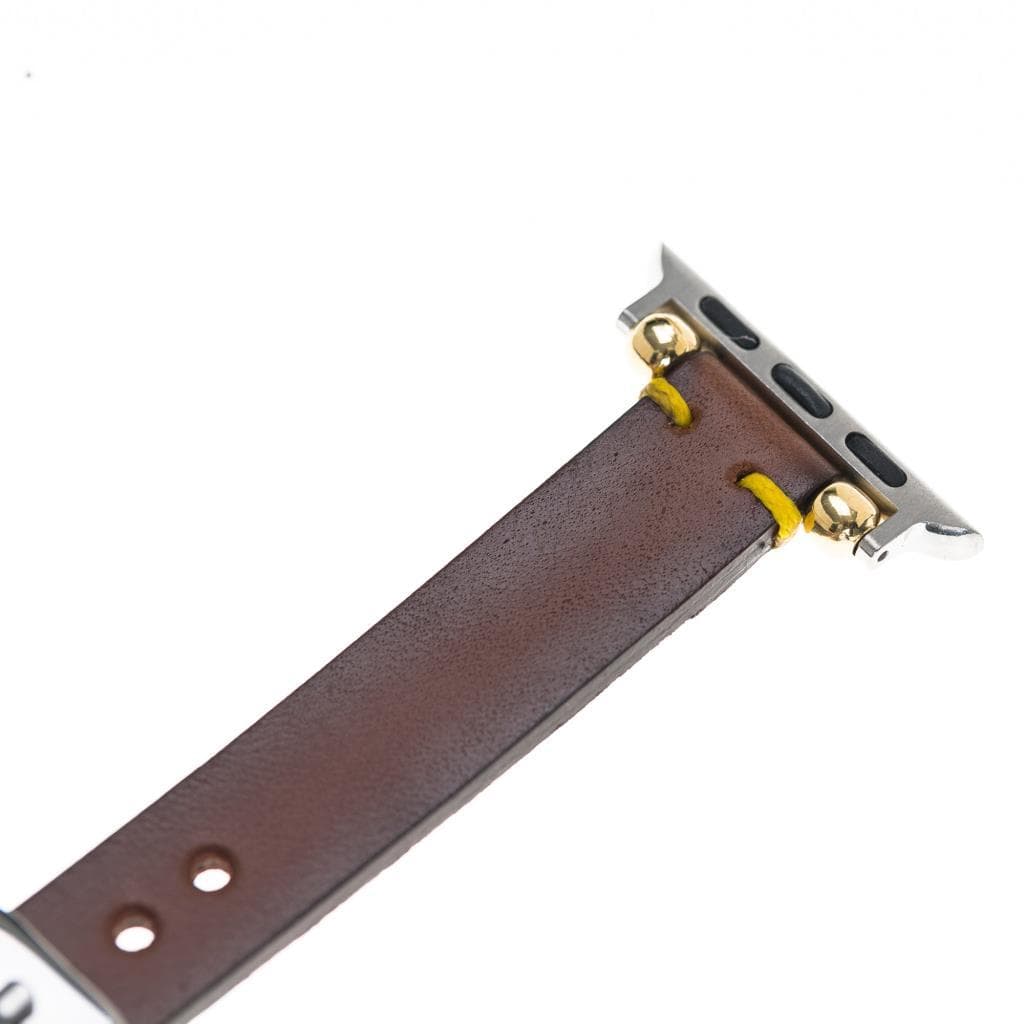 B2B - Leather Apple Watch Bands - Ferro Seamy Style Bouletta B2B