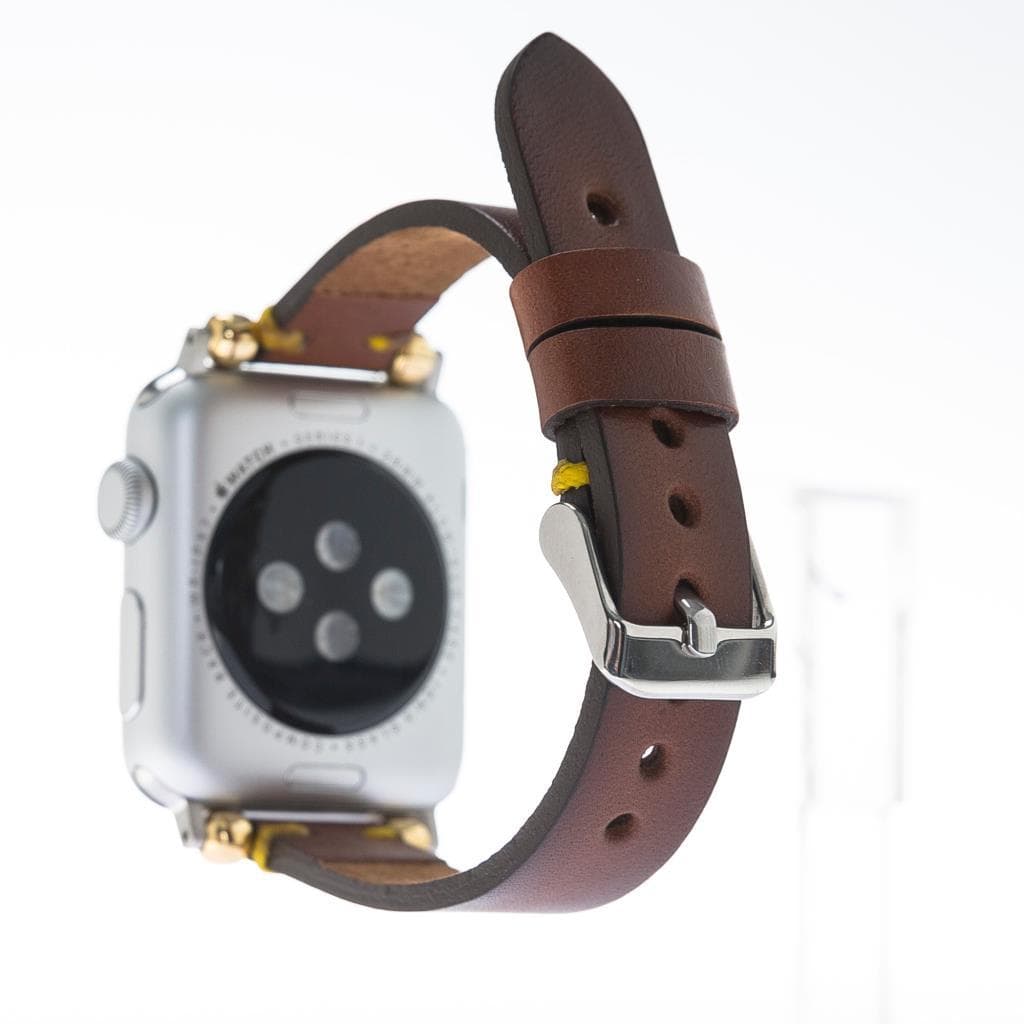 B2B - Leather Apple Watch Bands - Ferro Seamy Style Bouletta B2B