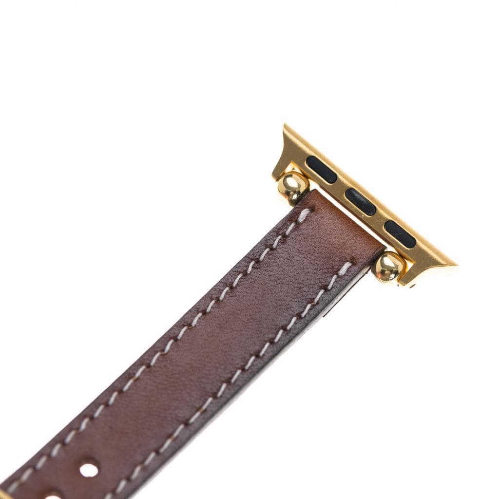 B2B - Leather Apple Watch Bands - Ferro Seamy Style Bouletta B2B