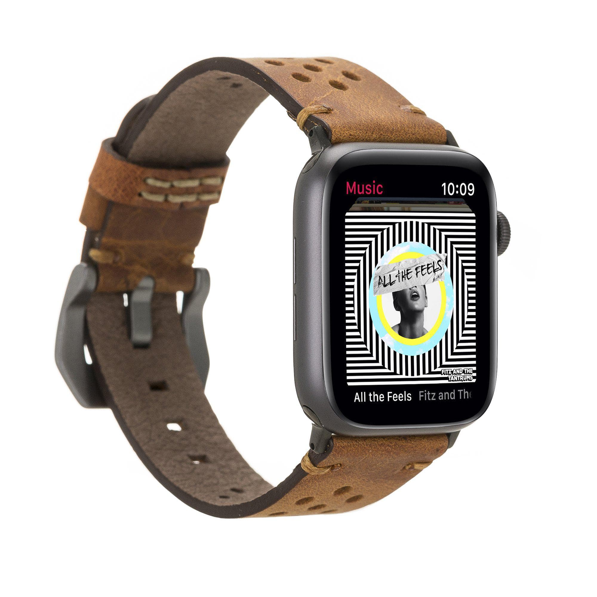 B2B - Leather Apple Watch Bands - Vigo Style G19 Bouletta B2B