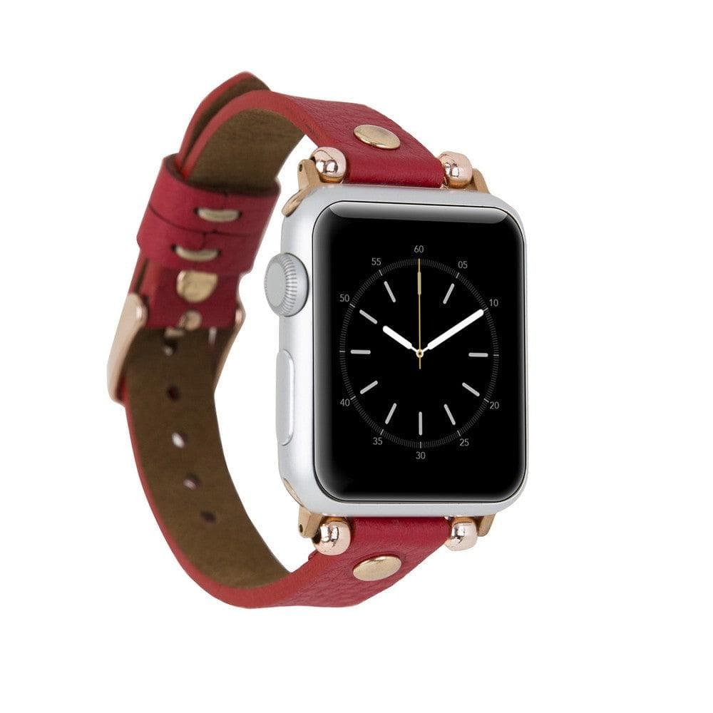 B2B - Leather Fitbit Watch Bands - Ferro Rose Trok Style ERC2 Bouletta B2B