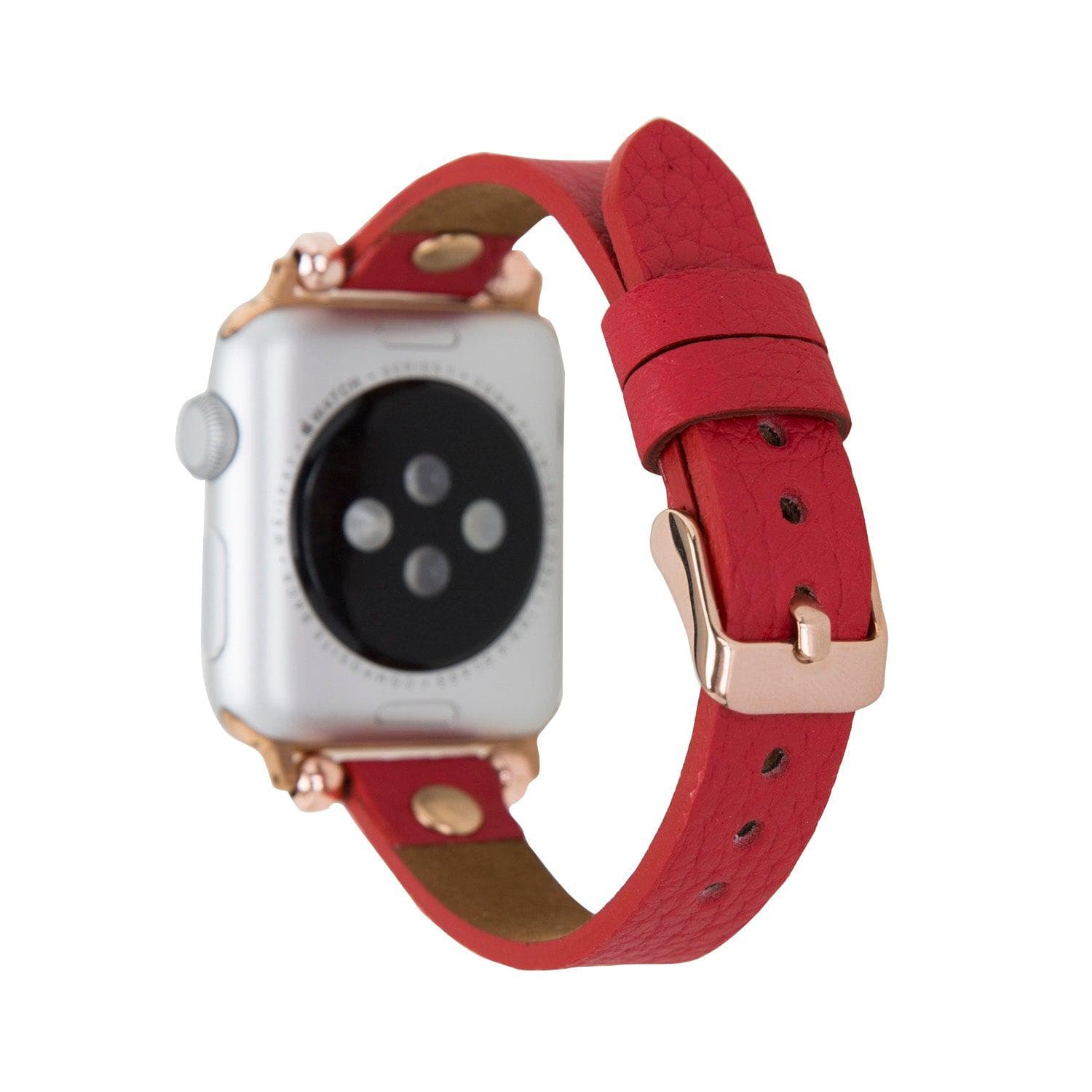 B2B - Leather Fitbit Watch Bands - Ferro Rose Trok Style Bouletta B2B