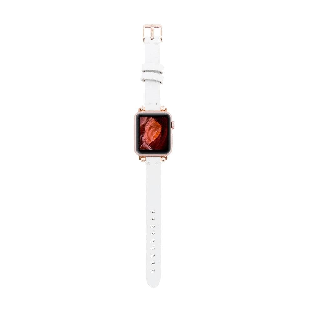B2B - Leather Fitbit Watch Bands - Ferro Rose Trok Style Bouletta B2B
