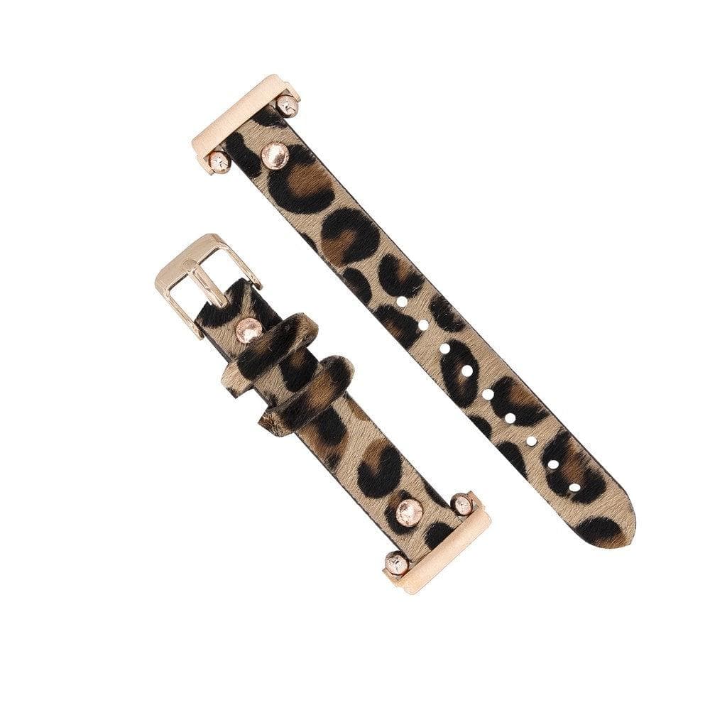 B2B - Leather Fitbit Watch Bands - Ferro Rose Trok Style Bouletta B2B