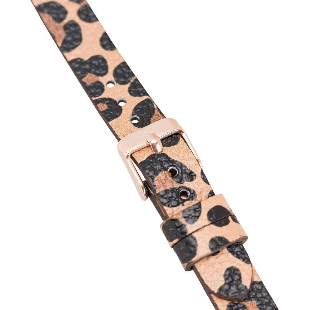 B2B - Leather Fitbit Watch Bands - Ferro Rose Trok Style Bouletta B2B