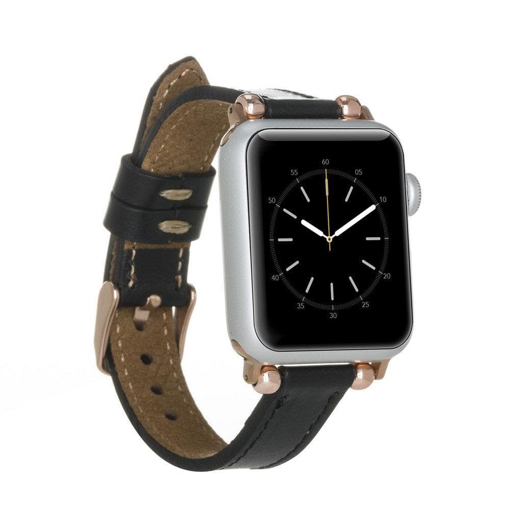 B2B - Leather Fitbit Watch Bands - Ferro Rose Trok Style RST1 Bouletta B2B