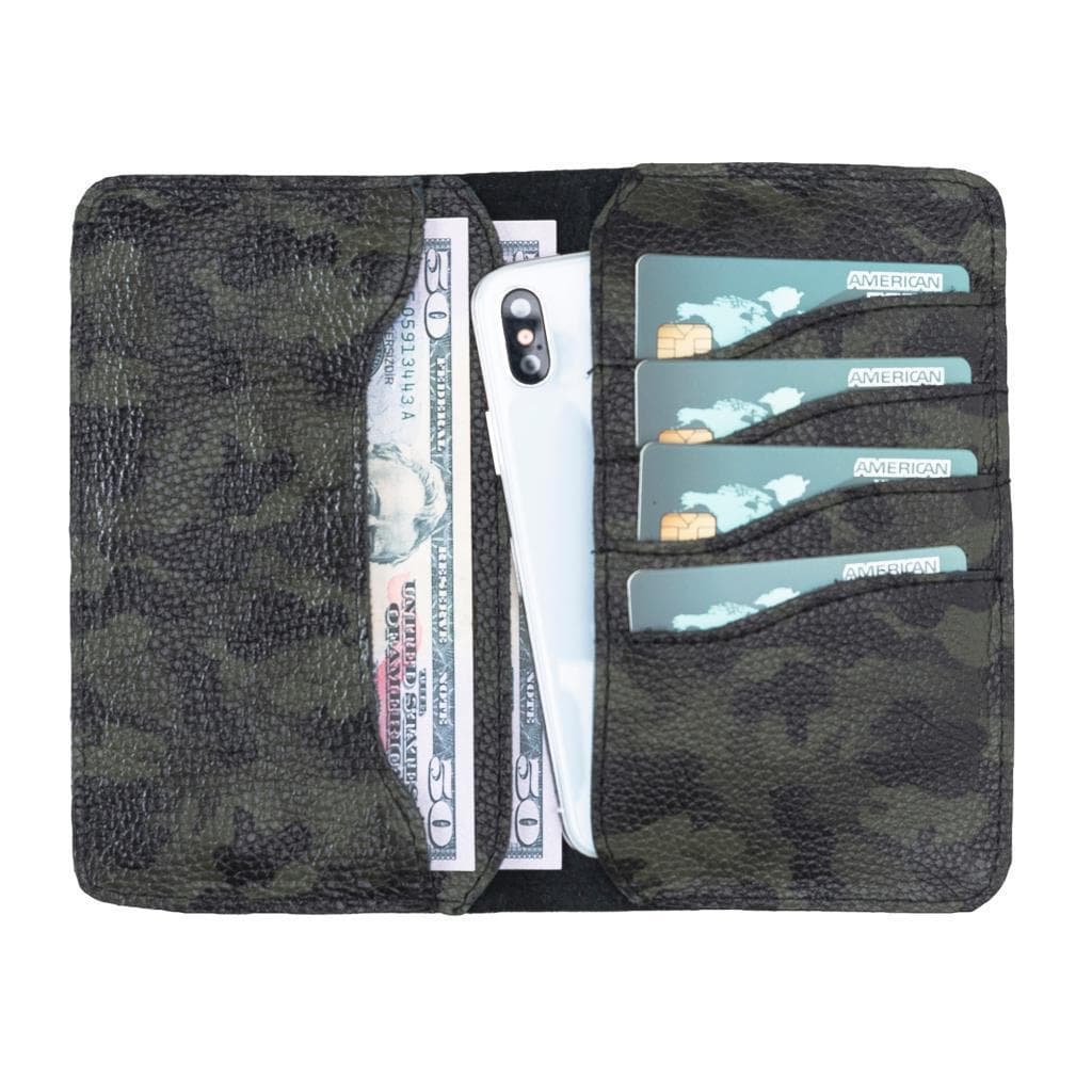 B2B - Leony Universal Wallet Case Black-Green Bouletta B2B