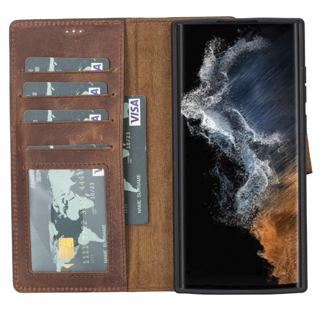 B2B - Samsung Galaxy S22 Series Detachable Leather Case with Window ID / MWWN Bouletta B2B