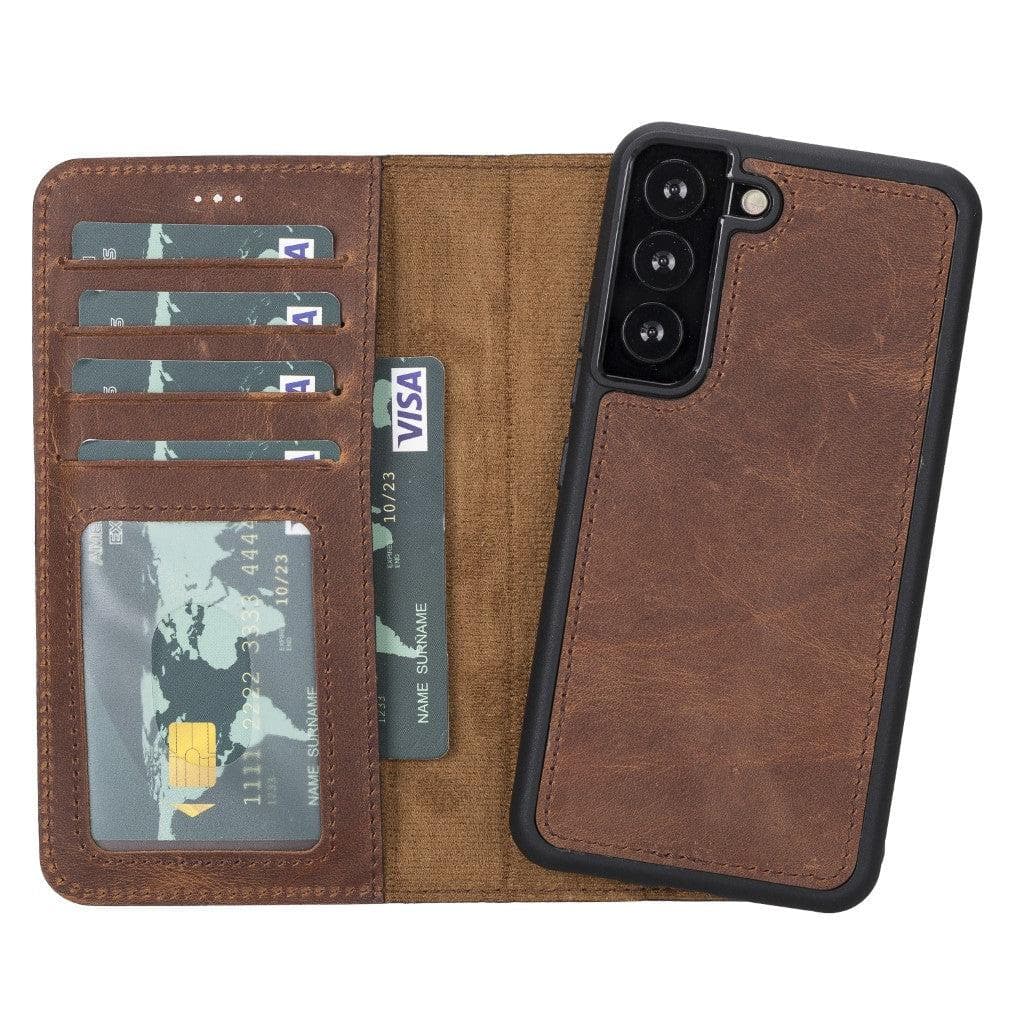 B2B - Samsung Galaxy S22 Series Detachable Leather Case with Window ID / MWWN G2 / Samsung Galaxy S22 6.1" Bouletta B2B